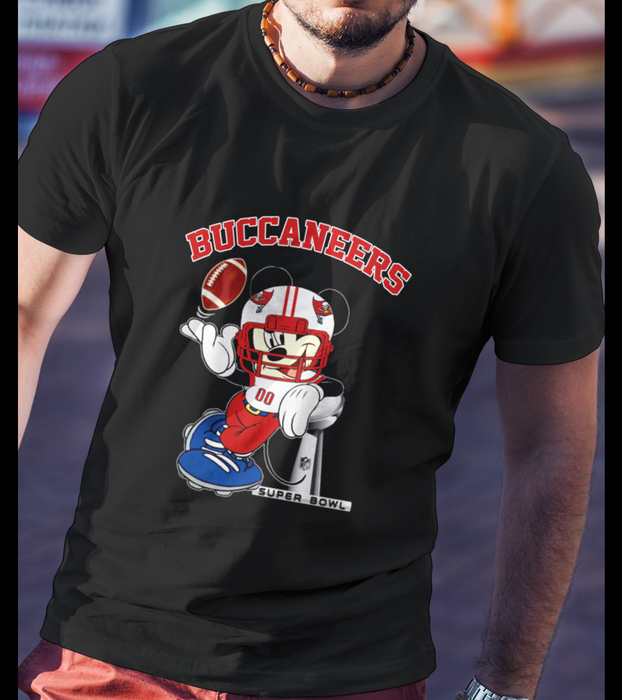 Buccaneers Mickey Super Bowl Nfl Football T-Shirt