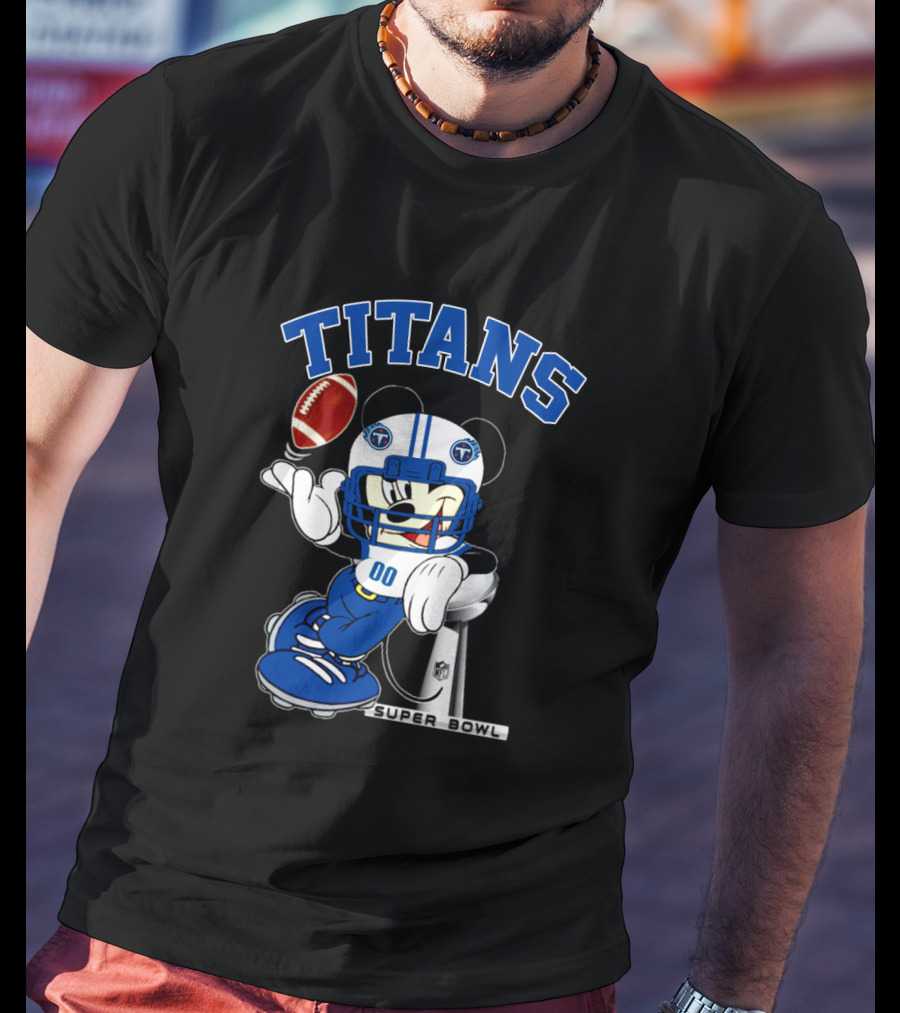 Titans Mickey Nfl Super Bowl T-Shirt
