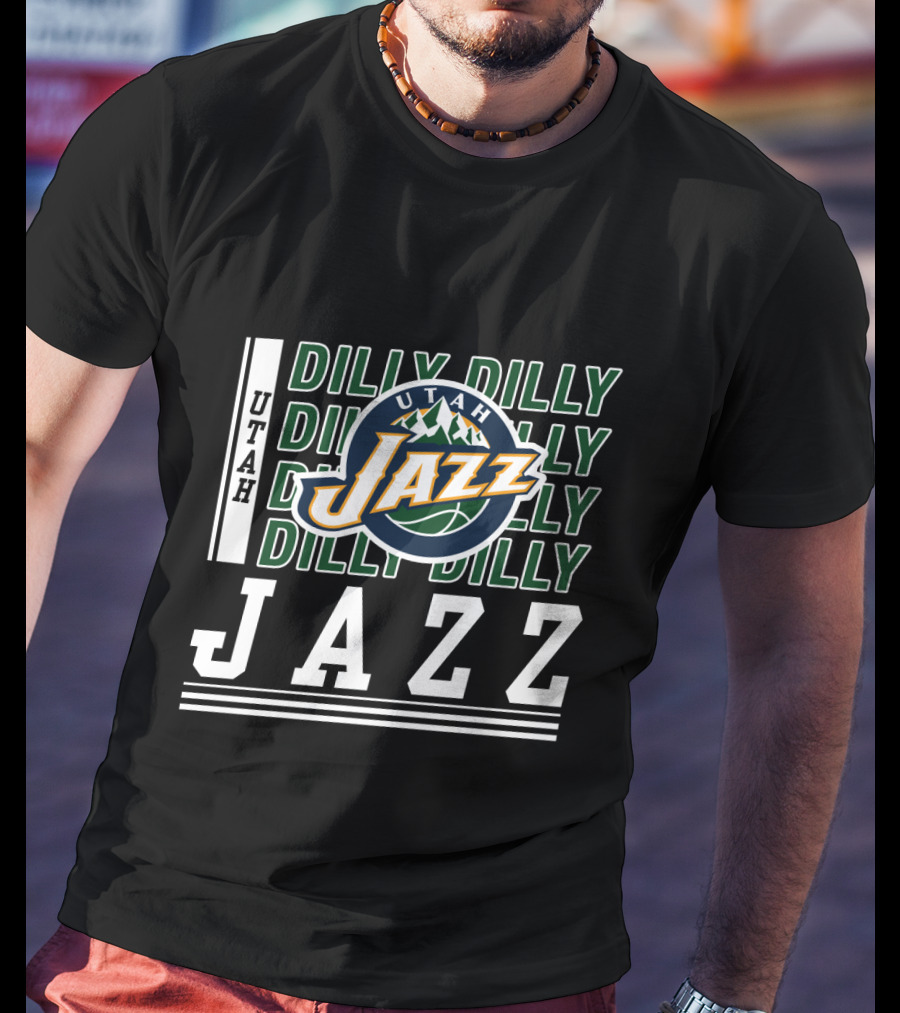 Utah Jazz Dilly Dilly Bud Light Basketball Fan T-Shirt