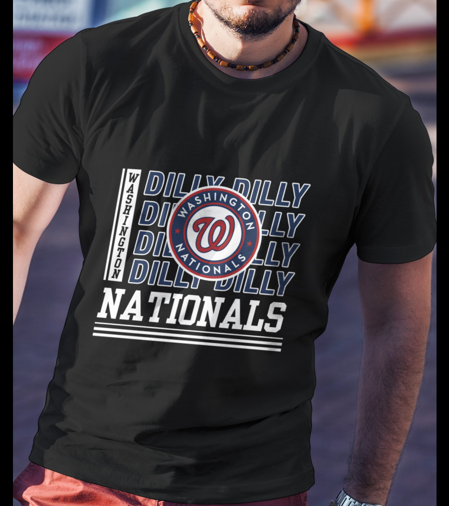Washington Nationals Dilly Dilly Fans Logo Nationals T-Shirt