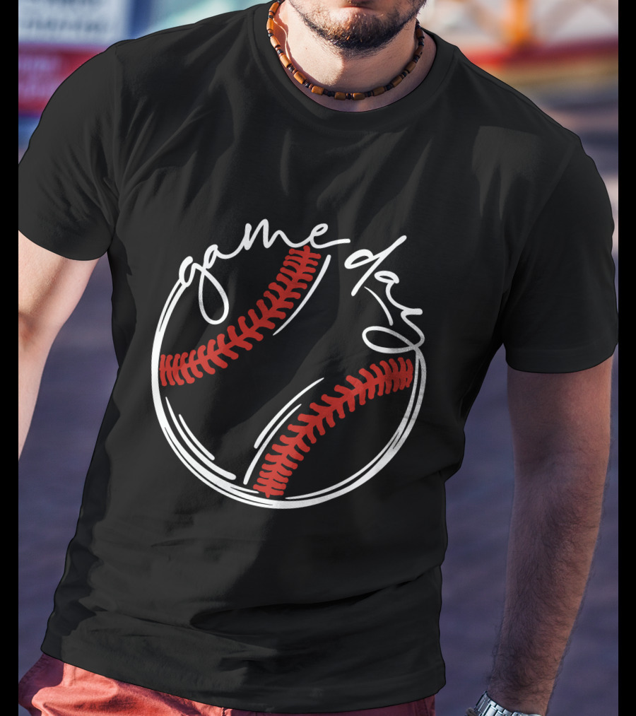Game Day Baseball Mom Best T-Shirt