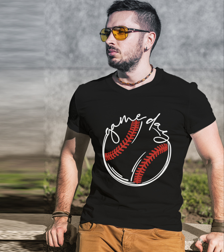Game Day Baseball Mom Best T-Shirt