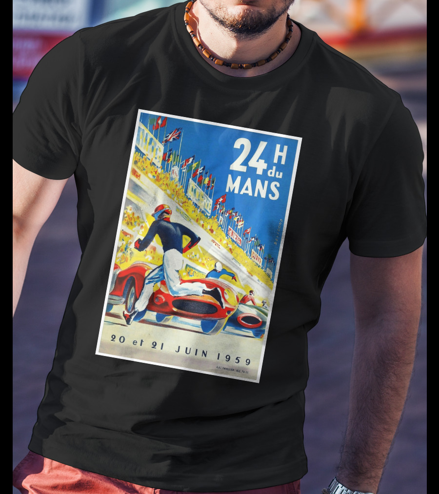 24 Heures Du Mans 20 Et 21 Juin 1959 Racing Event T-Shirt