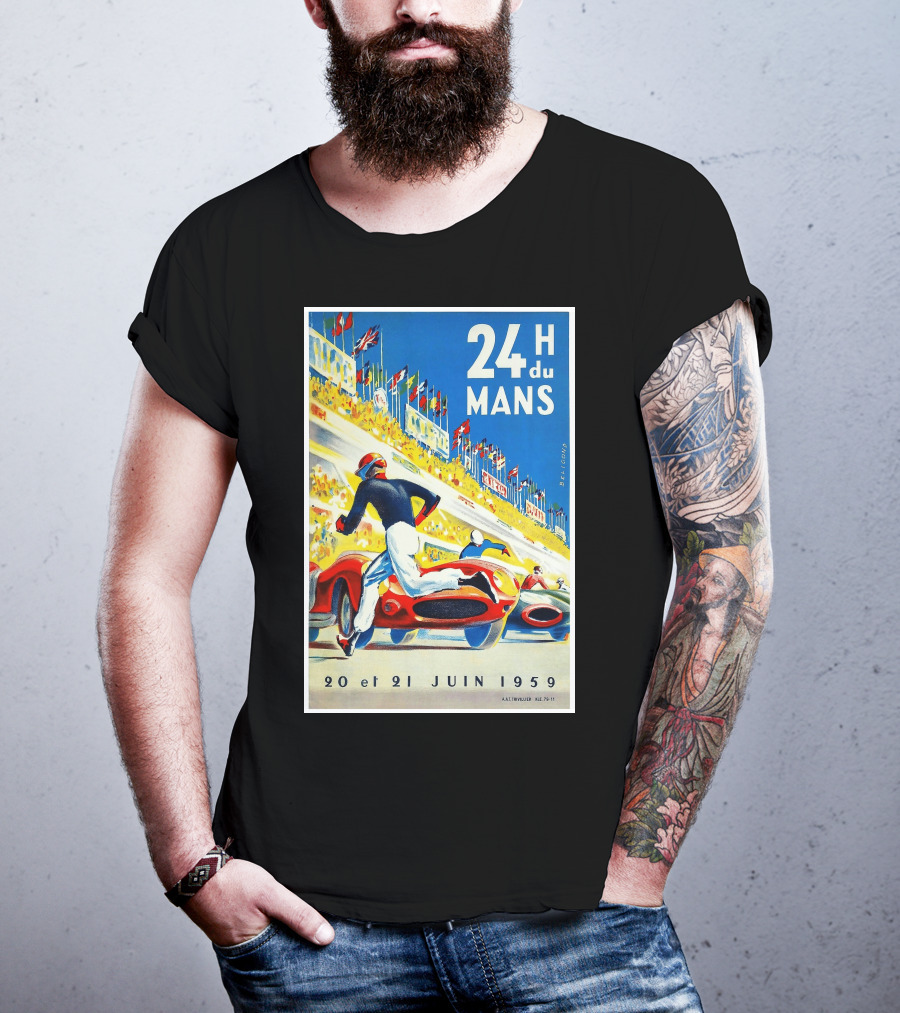 24 Heures Du Mans 20 Et 21 Juin 1959 Racing Event T-Shirt