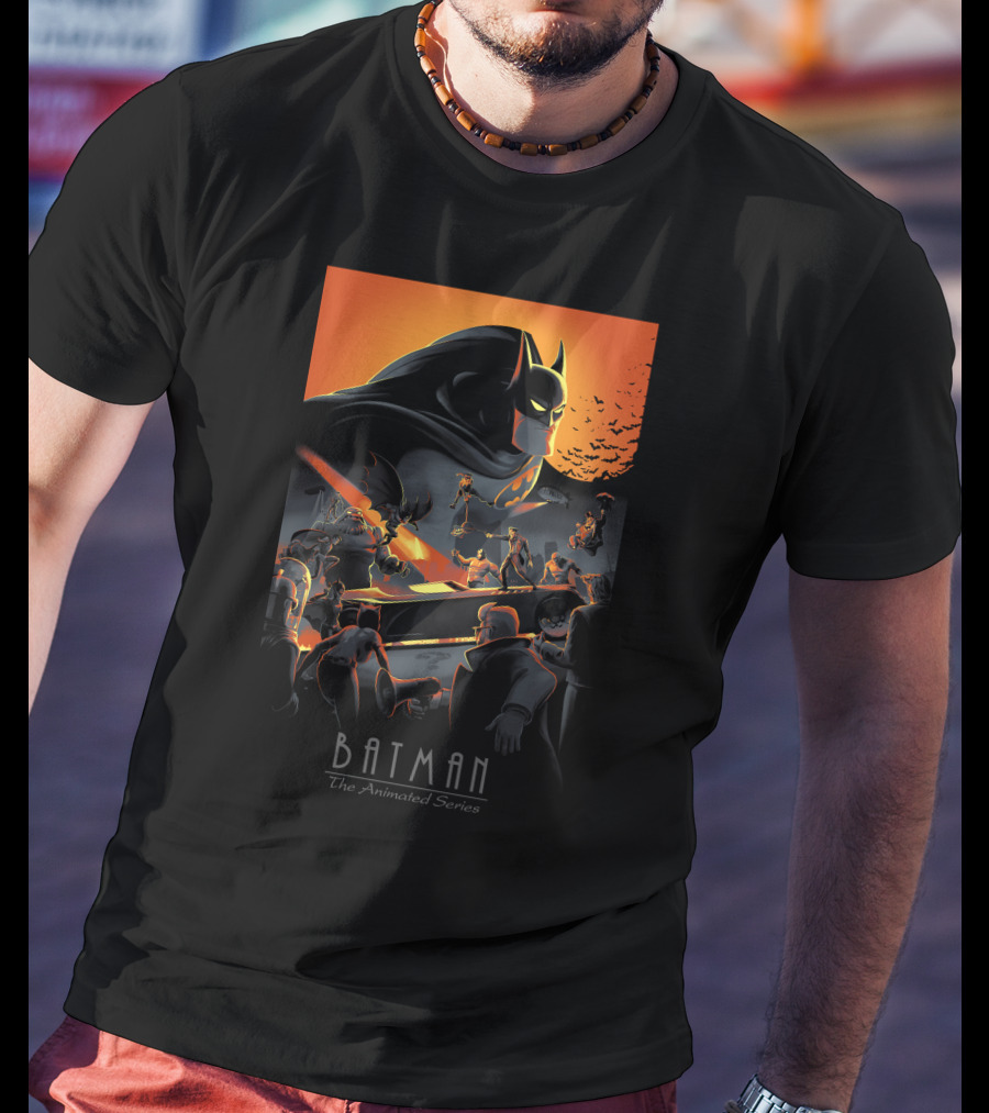 Batman The Animated Series Gotham Showdown Classic T-Shirt