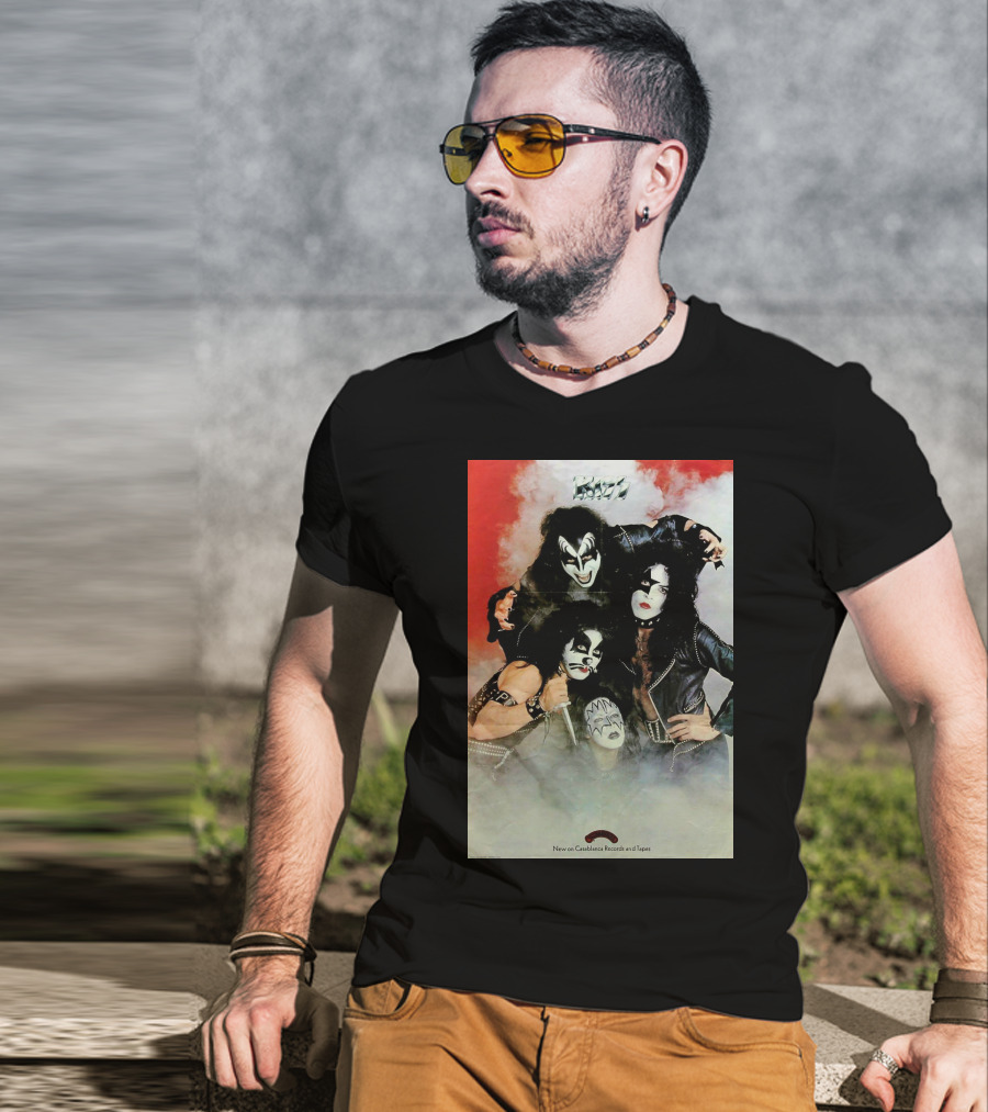 Kiss Band New On Casablanca Records And Tapes T-Shirt