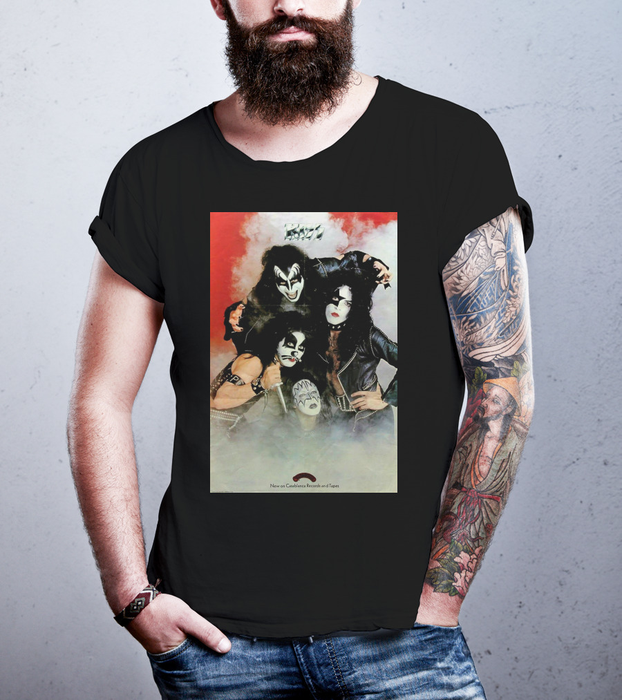 Kiss Band New On Casablanca Records And Tapes T-Shirt