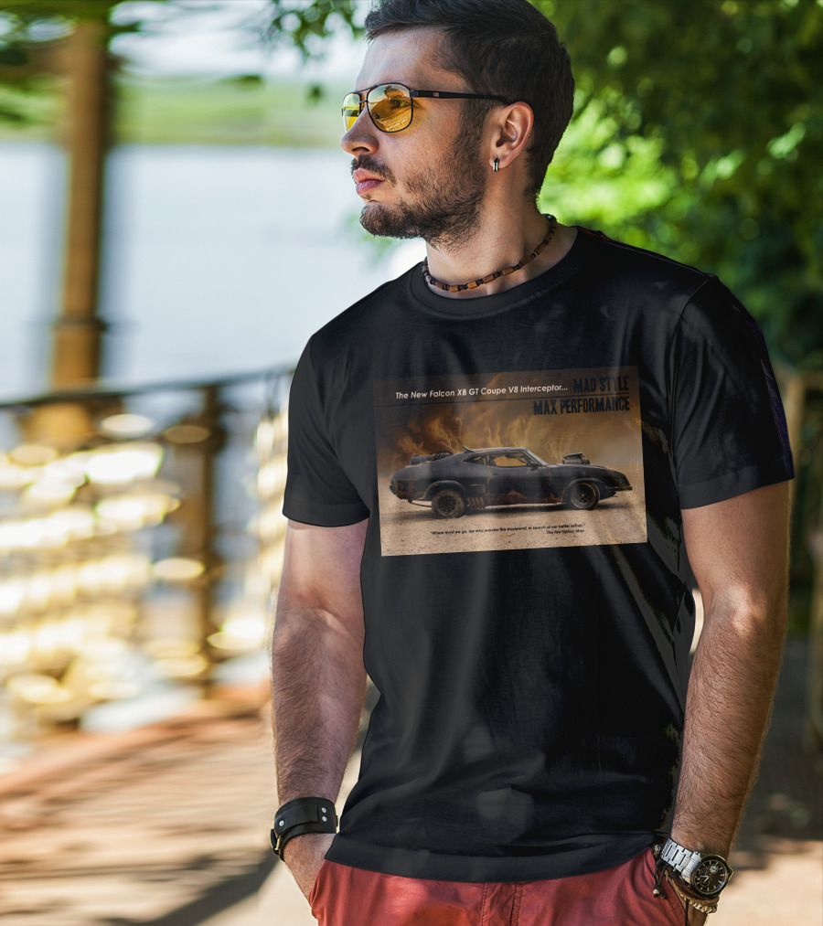 The New Falcon XB GT Coupe V8 Interceptor Mad Style Max Performance T-Shirt