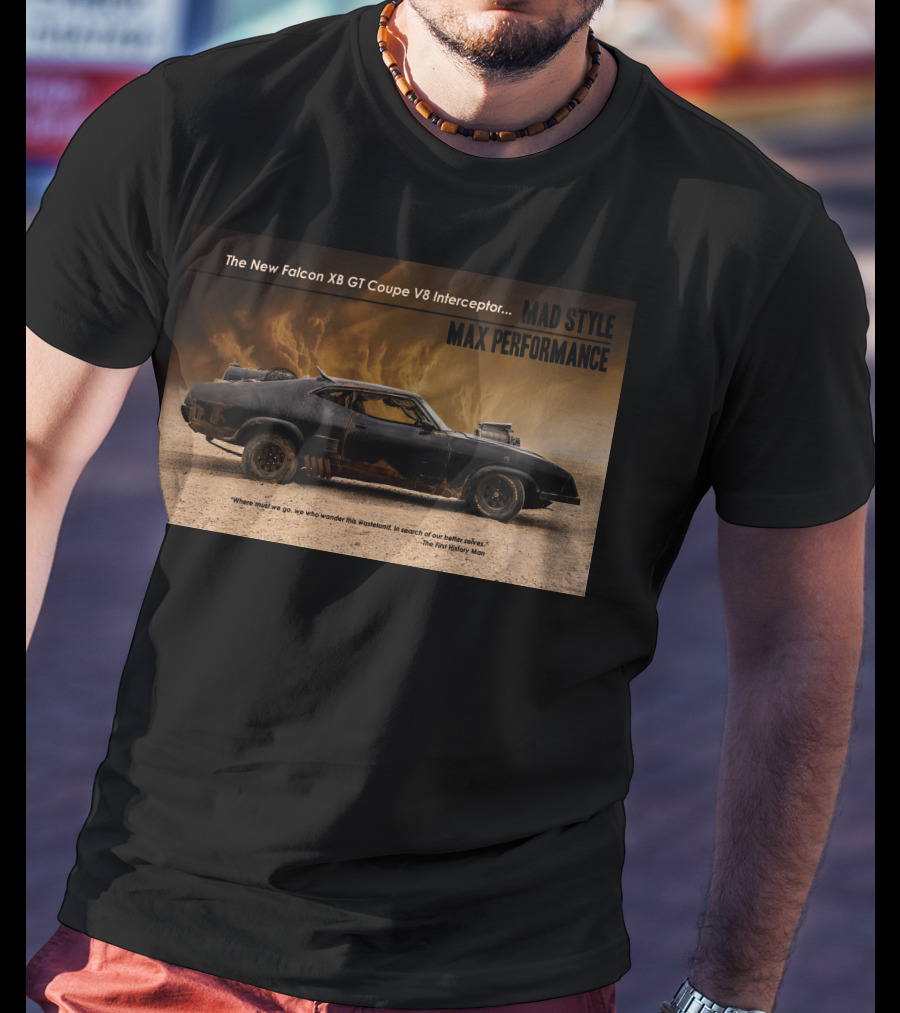 The New Falcon XB GT Coupe V8 Interceptor Mad Style Max Performance T-Shirt