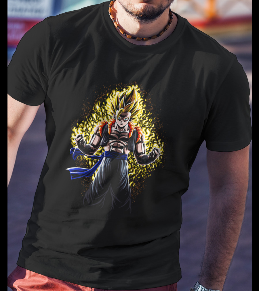 Dragon Ball Super Saiyan Fusion Power Energy Gold Aura T-Shirt