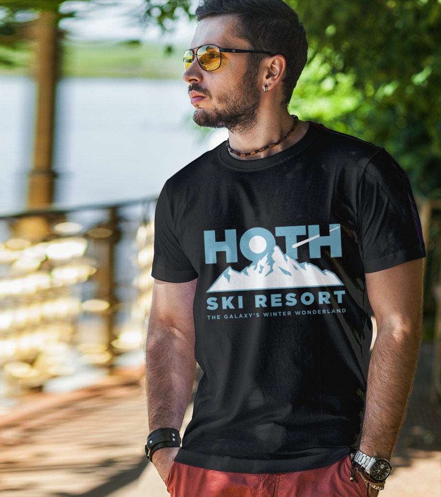 Hoth Ski Resort The Galaxy's Winter Wonderland T-Shirt