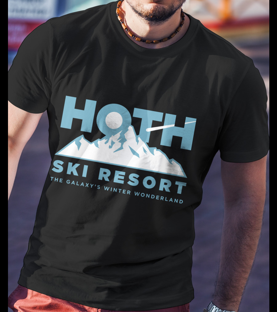 Hoth Ski Resort The Galaxy's Winter Wonderland T-Shirt