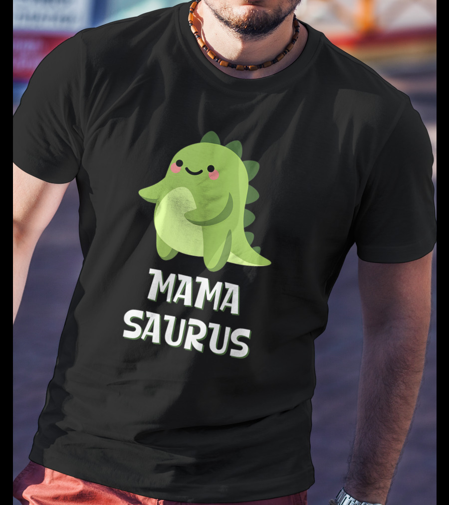 Mama Saurus Cute Dino Kawaii T-Shirt