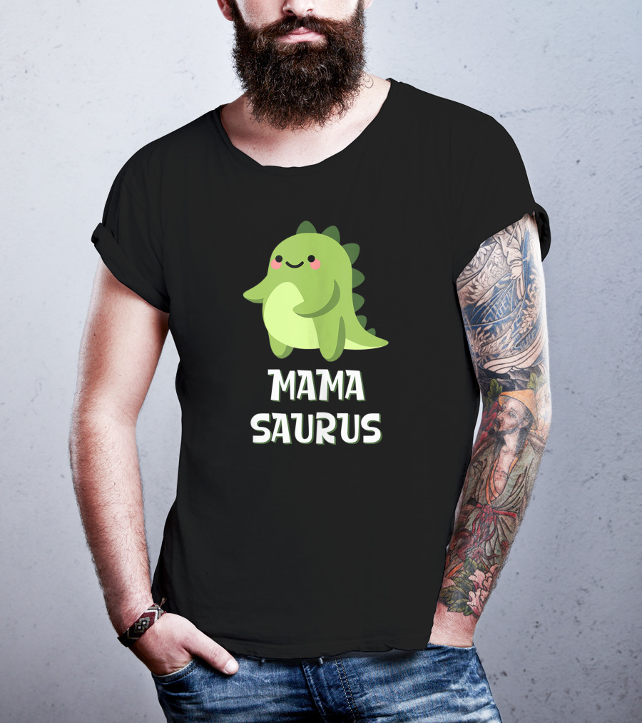 Mama Saurus Cute Dino Kawaii T-Shirt