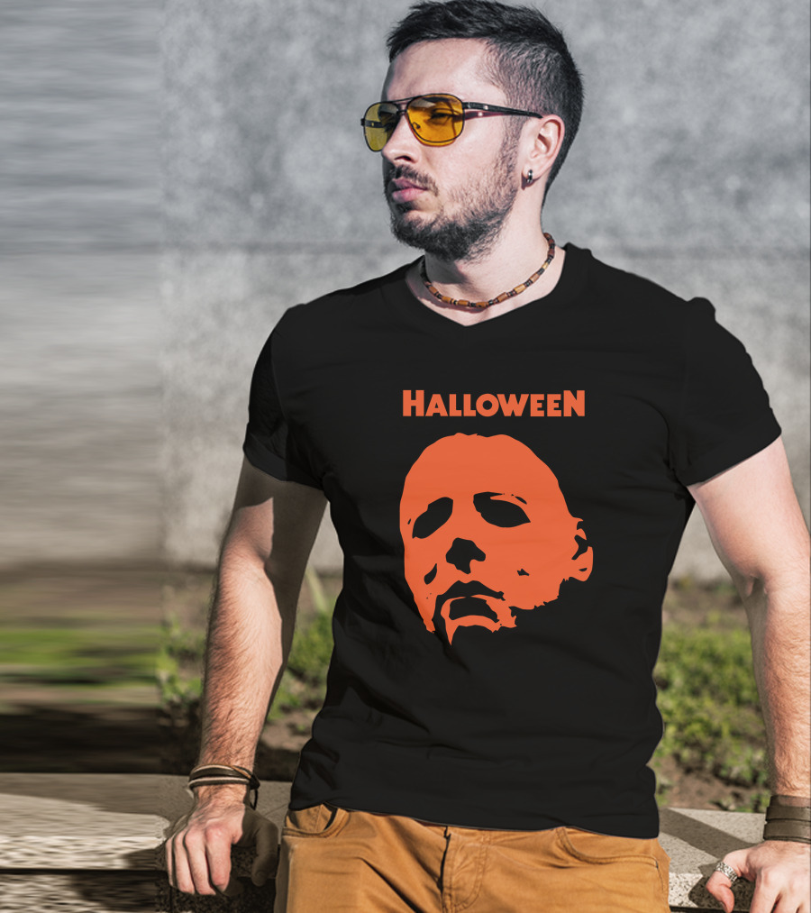 Halloween Michael Myers Face T-Shirt