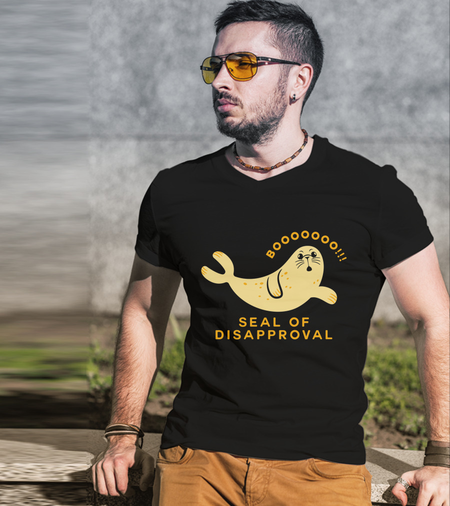 Booooooo Seal Of Disapproval T-Shirt