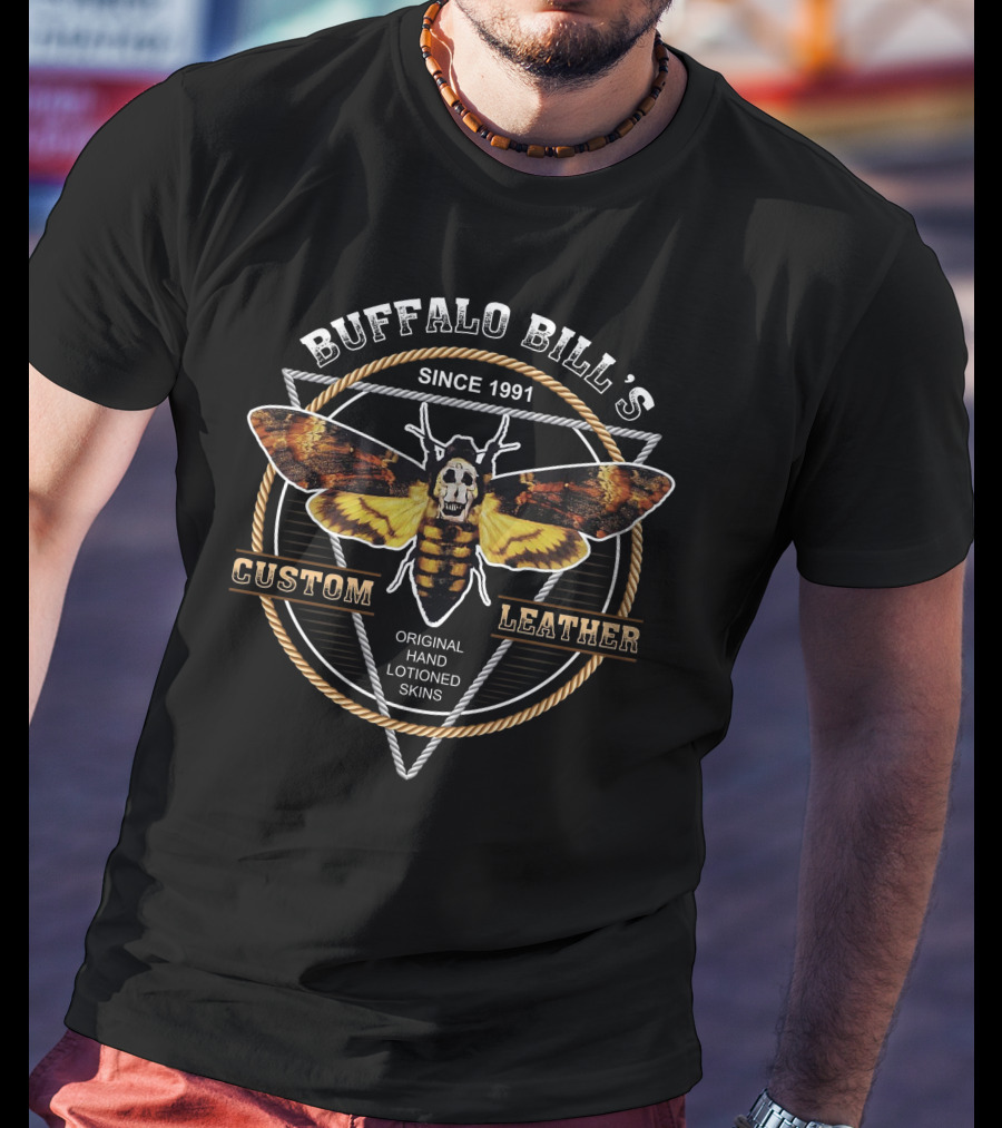 Buffalo Bill's Custom Leather Original Hand Lotioned Skins Since 1991 T-Shirt