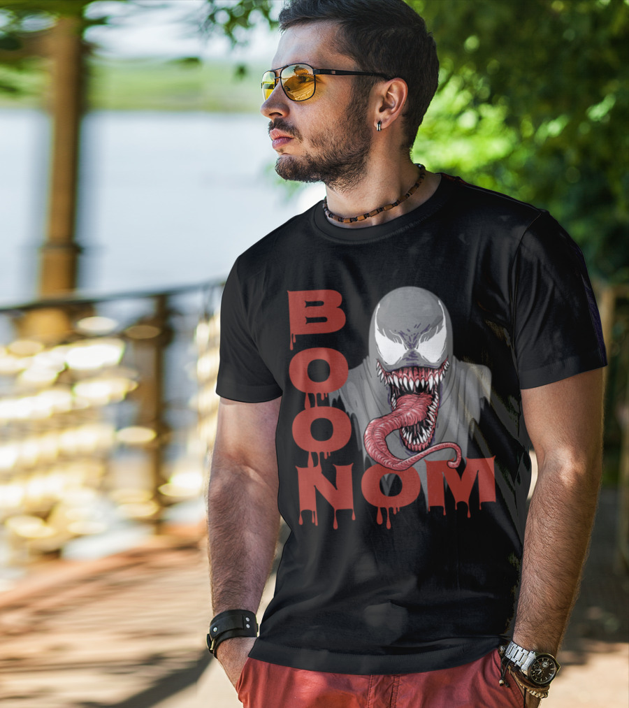 Boonom Venom-Inspired Parody Horror T-Shirt