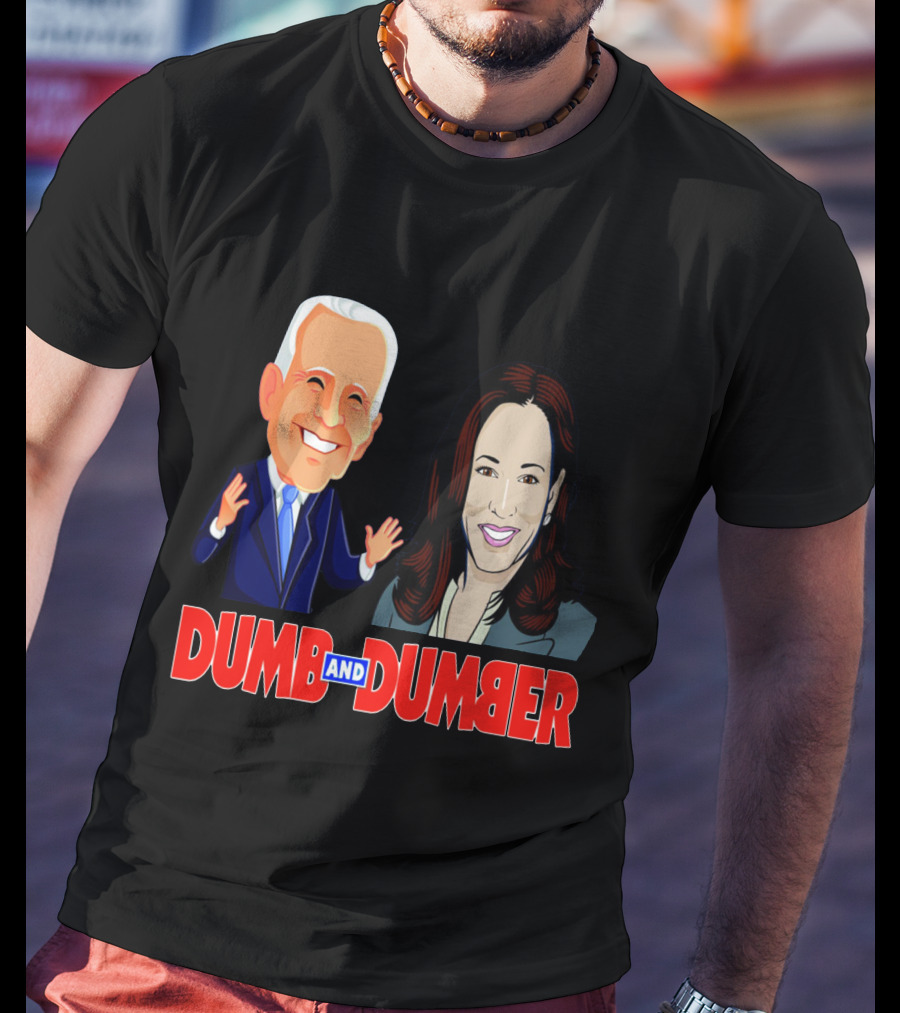 Dumb And Dumber Political Caricature Duo T-Shirt