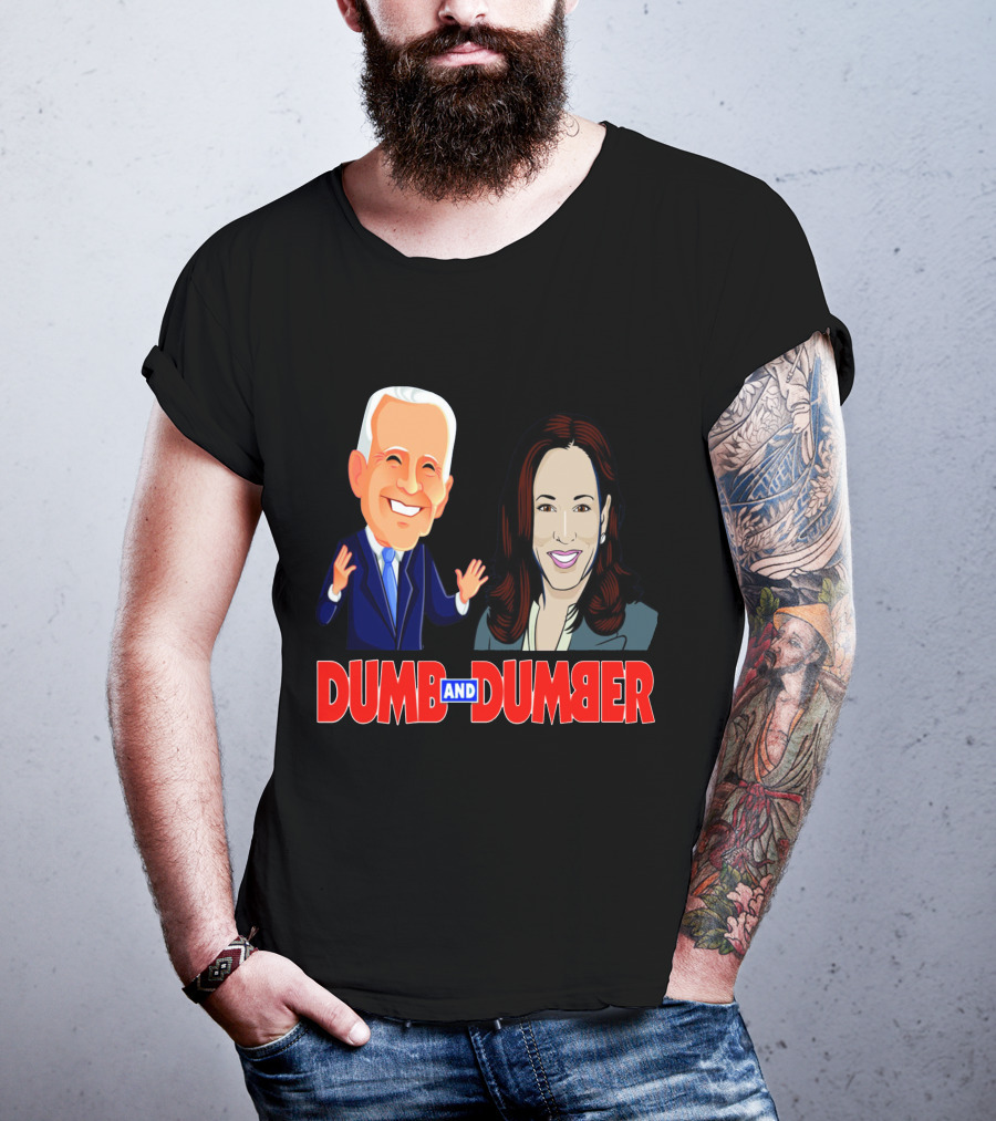 Dumb And Dumber Political Caricature Duo T-Shirt