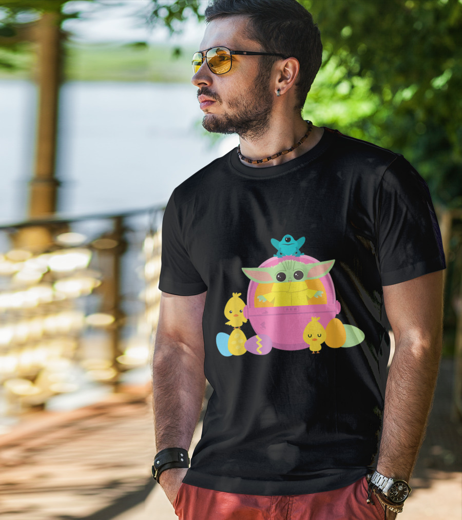 Baby Yoda Easter Chick And Egg Surprise T-Shirt