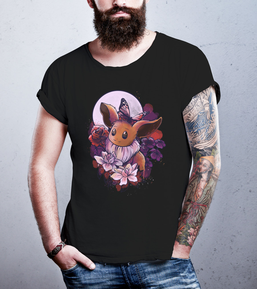 Eevee Moonlight Butterfly Blossoms T-Shirt