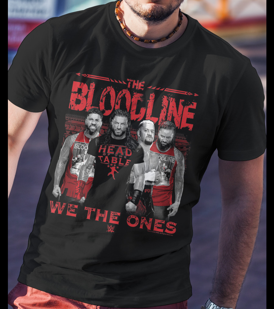 WWE The Bloodline Head Of The Table We The Ones T-Shirt