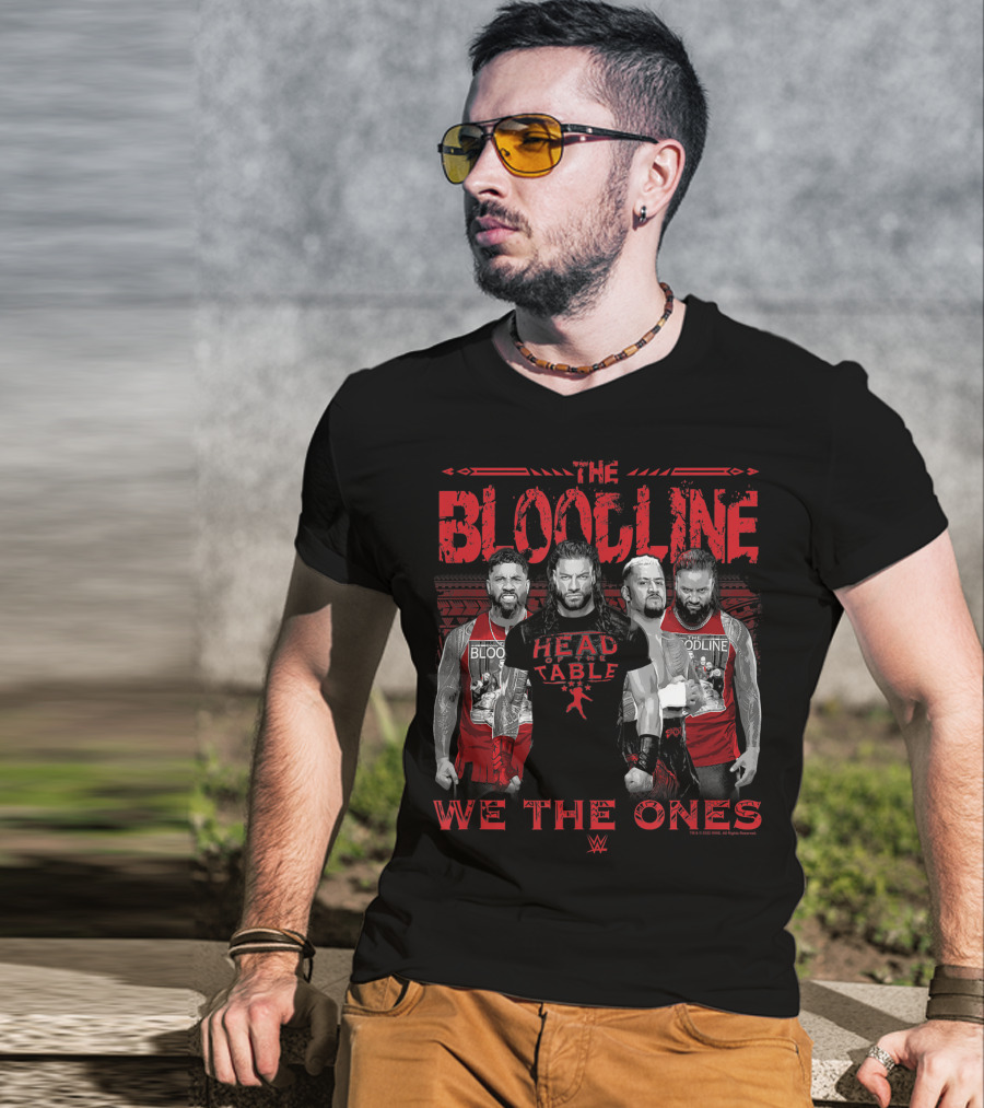 WWE The Bloodline Head Of The Table We The Ones T-Shirt