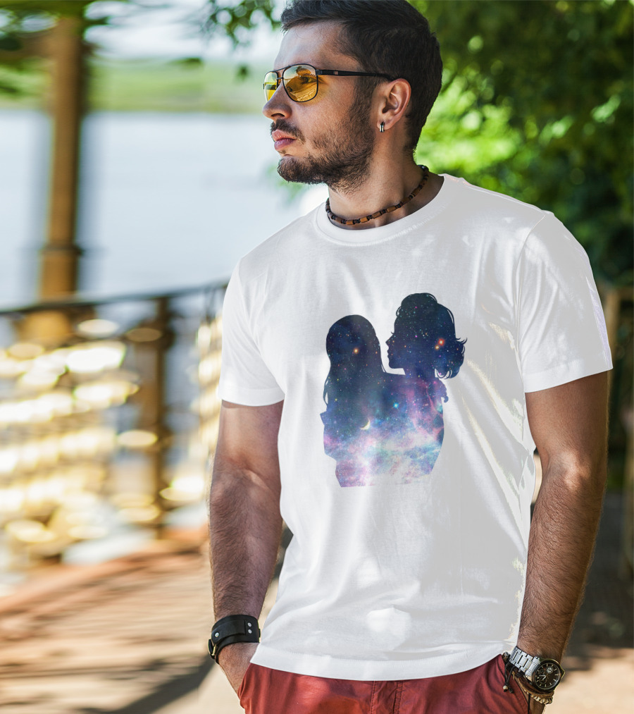 Mother Love In Me Celestial Galaxy T-Shirt
