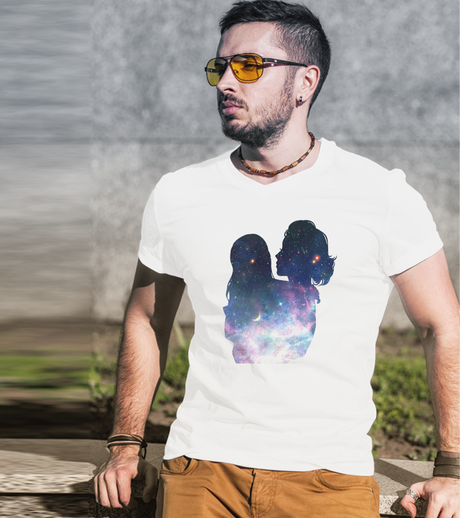 Mother Love In Me Celestial Galaxy T-Shirt
