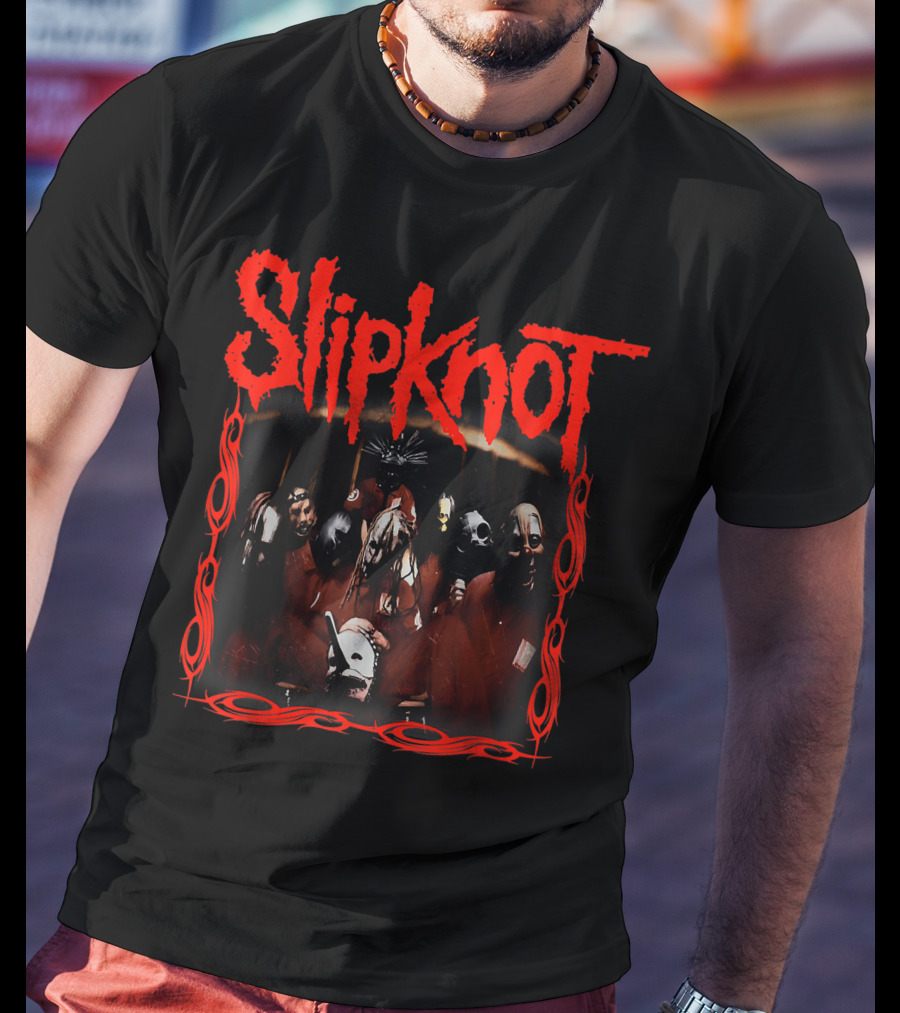 Slipknot Halloween Horror Masked Band Members T-Shirt