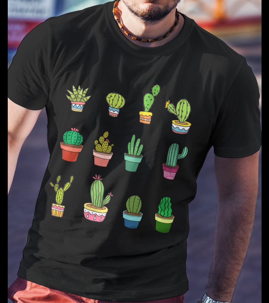 Cute Kawaii Succulent Collector Cactus Lover T-Shirt