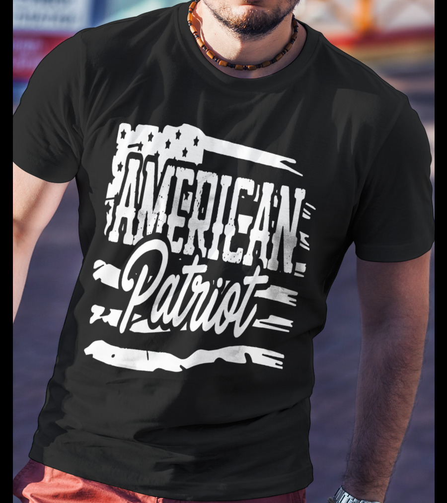 American Flag Patriot USA Decor Party American Patriotic Party T-Shirt
