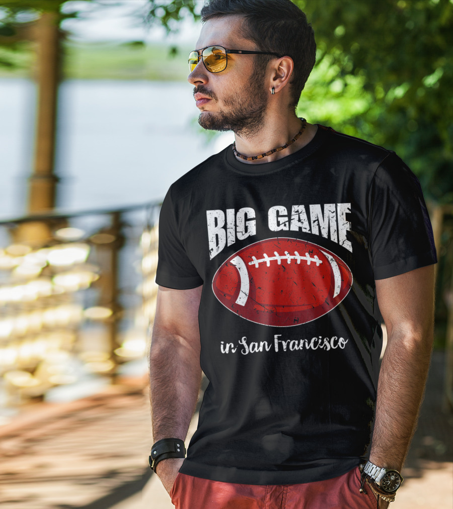Big Game In San Francisco Vintage Football T-Shirt