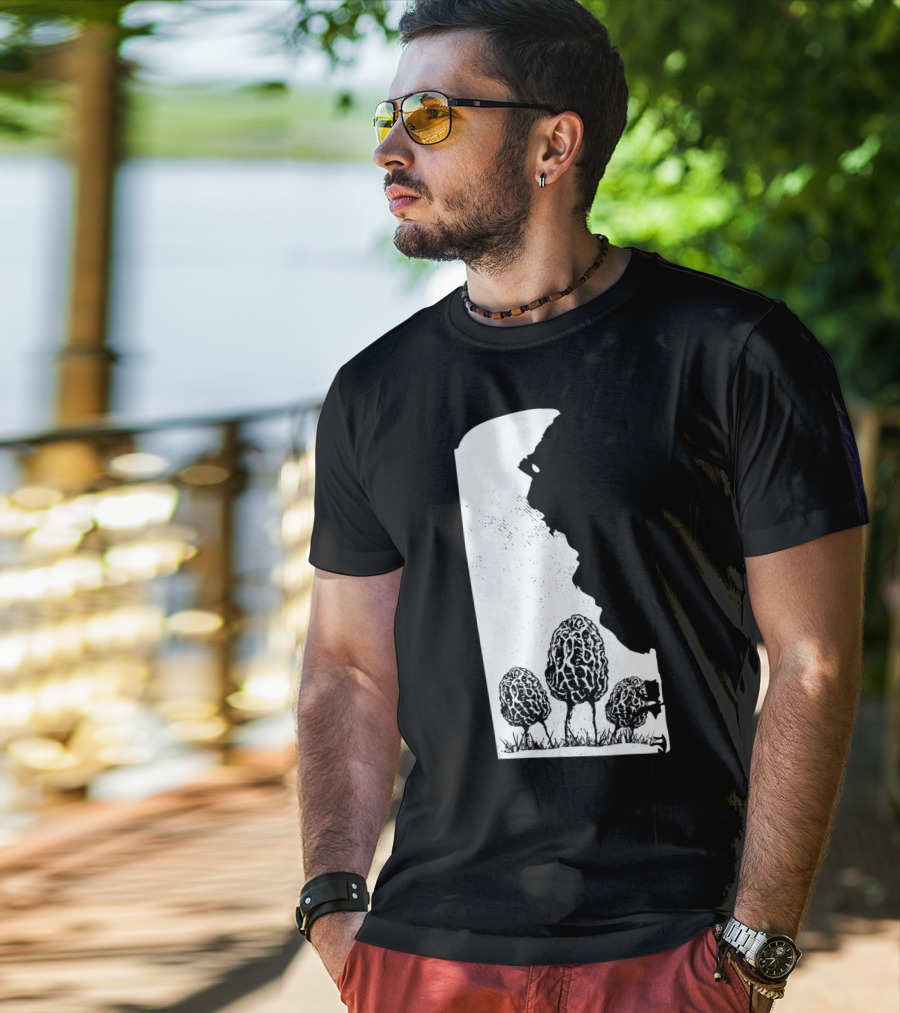 Delaware Morel Mushroom Hunting Foraging Shrooming Hunter Exploration T-Shirt