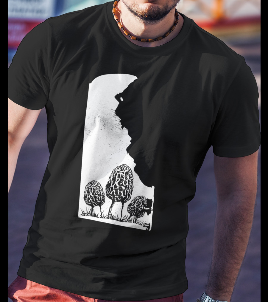 Delaware Morel Mushroom Hunting Foraging Shrooming Hunter Exploration T-Shirt