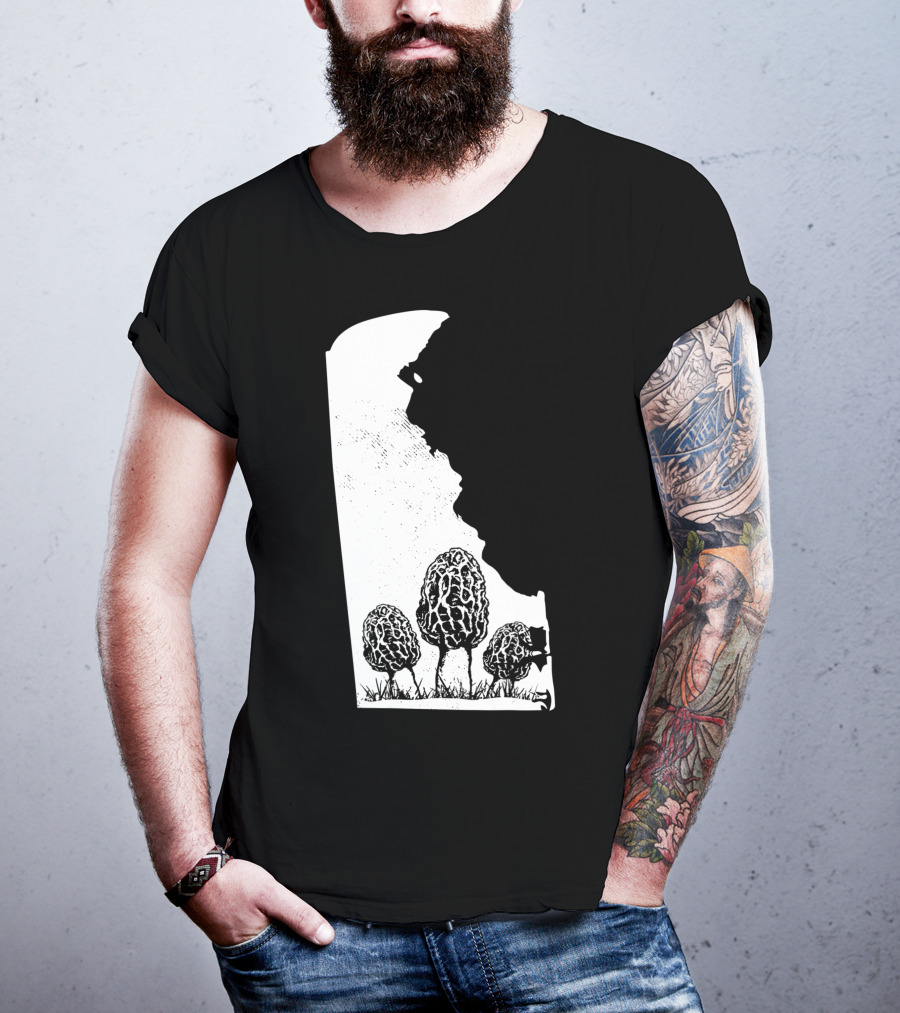 Delaware Morel Mushroom Hunting Foraging Shrooming Hunter Exploration T-Shirt