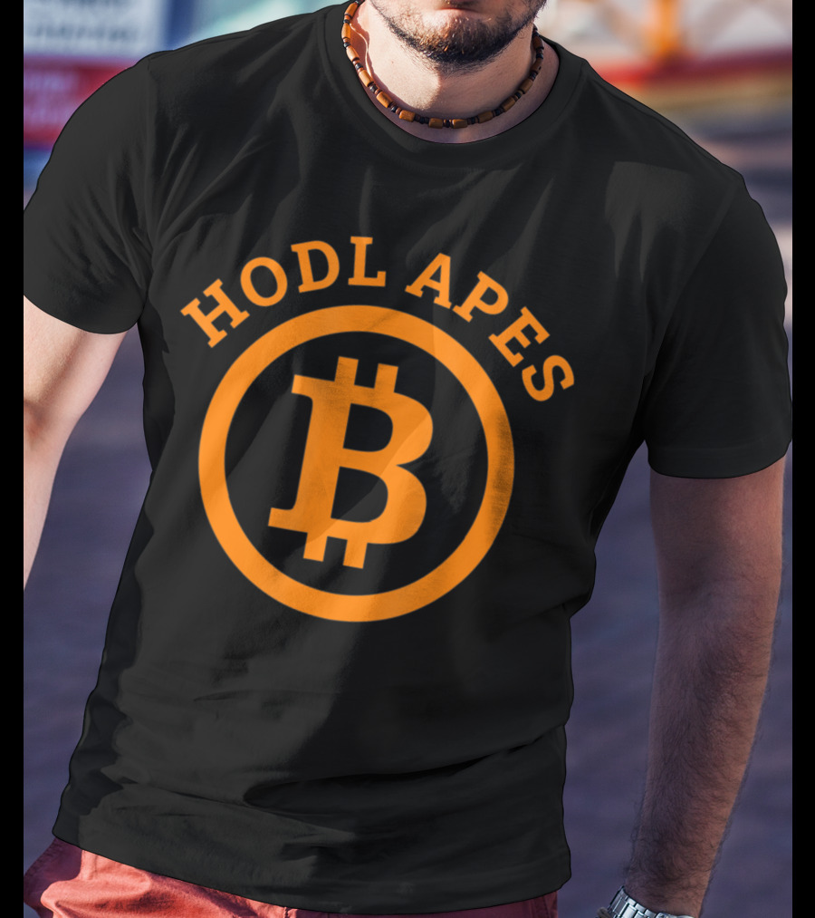 Hodl Apes Bitcoin Crypto Millionaire Plan Freedom Iconic T-Shirt