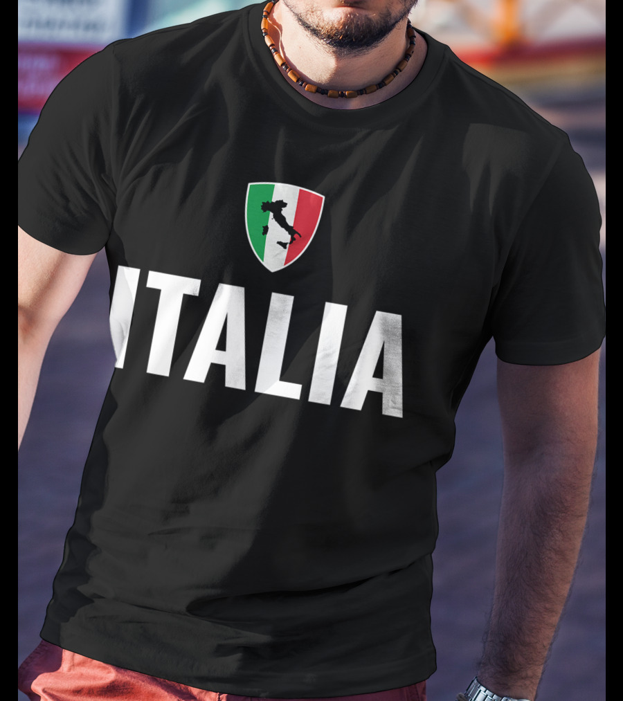 Italia Flag Italia Shield Italia T-Shirt