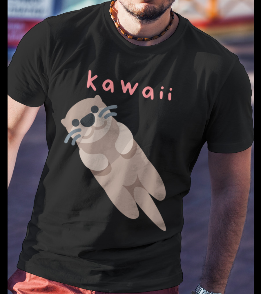Kawaii Japanese Cute Sea Otter T-Shirt