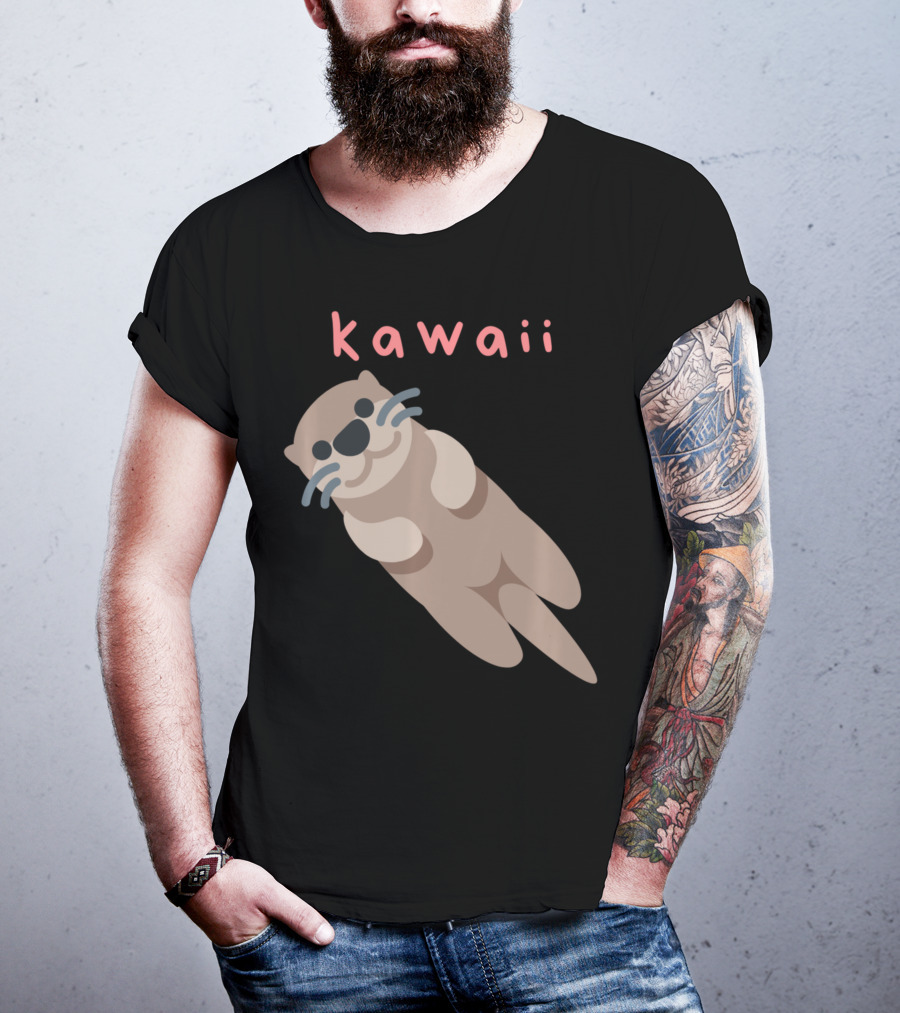 Kawaii Japanese Cute Sea Otter T-Shirt