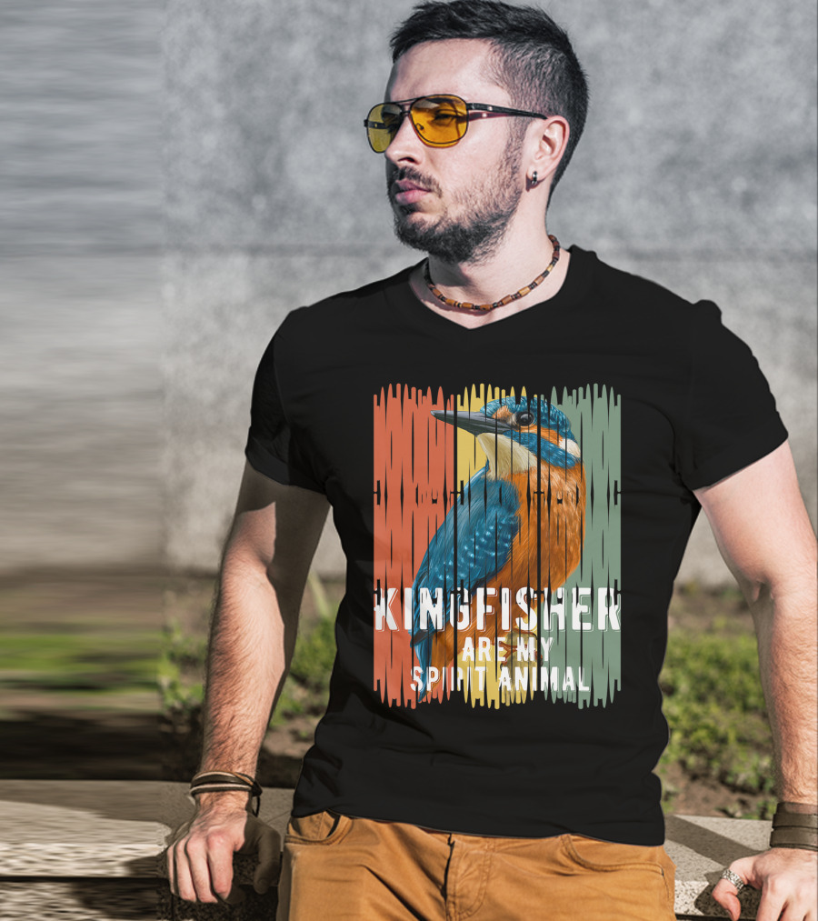 Kingfisher Are My Spirit Animal T-Shirt