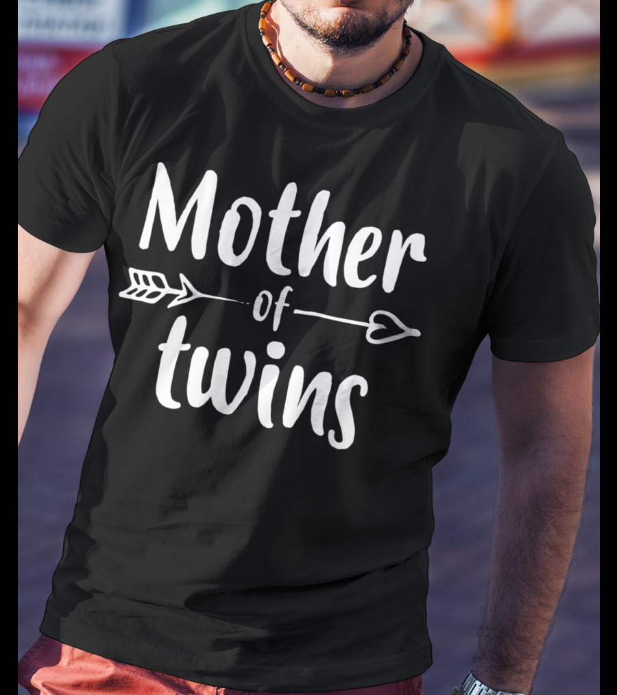 Mother Of Twins Arrow T-Shirt