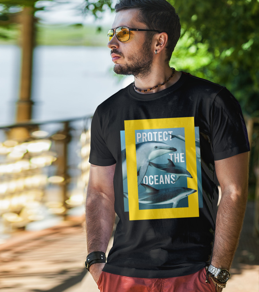 National Geographic Protect The Oceans Dolphins T-Shirt