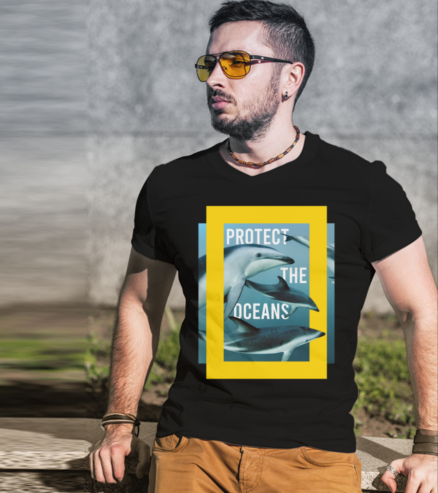 National Geographic Protect The Oceans Dolphins T-Shirt