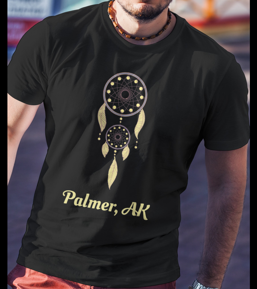 Palmer AK Dreamcatcher With Native American Feathers T-Shirt