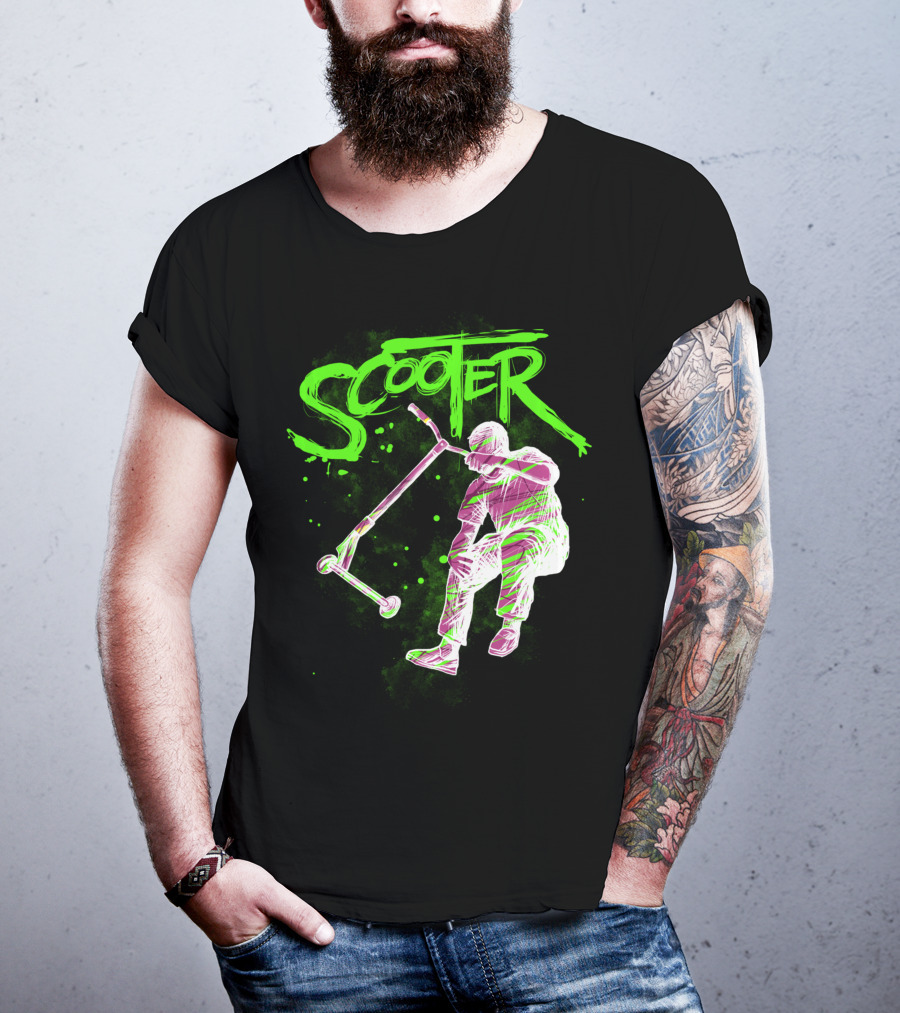 Scooter Neon Jump Action T-Shirt