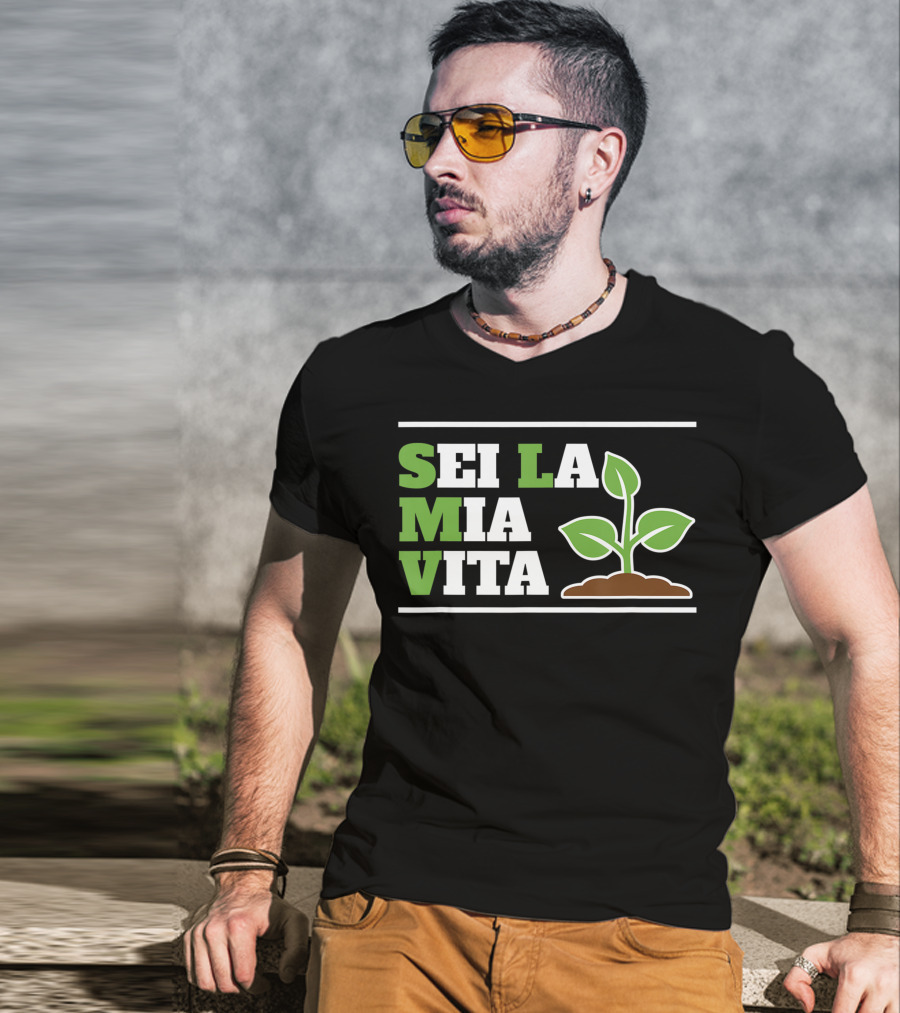 Sei La Mia Vita Italia SMV Plant T-Shirt