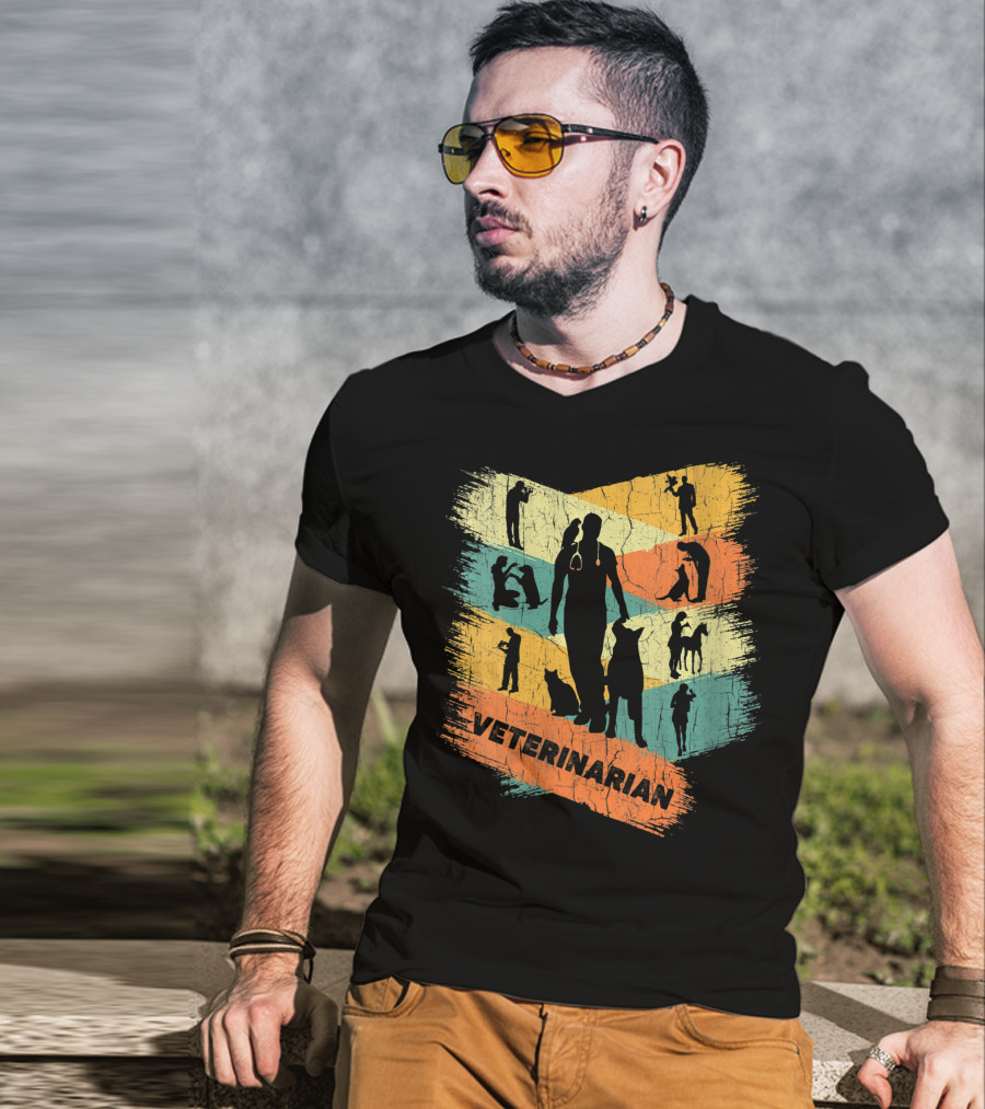 Retro Veterinarian Veterinary Vintage Vet T-Shirt