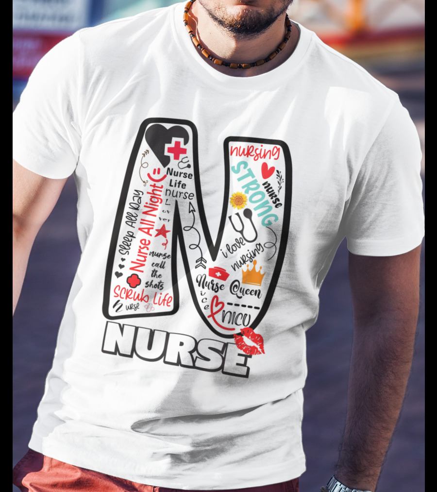 Nurse Life Nurse Strong Nurse Queen Nurse All Night Nursing Scrub Life T-Shirt